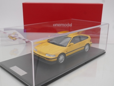 Preview: Onemodel 64 # Honda CRX EF7 Baujahr 1987 " Yellow  " 1:18