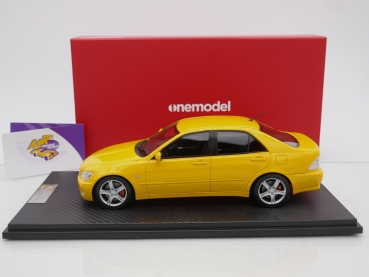 Preview: Onemodel 65 # Toyota Altezza Limousine Baujahr 1998 " Yellow  " 1:18