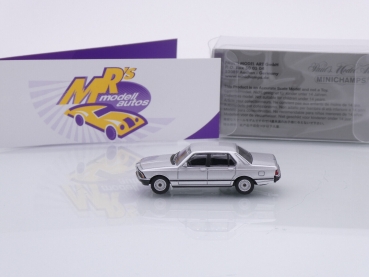 Preview: Minichamps 870020401 # BMW 733i E23 Limousine Baujahr 1977 " silbermetallic " 1:87