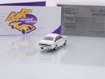 Preview: Minichamps 870040122 # Opel Kadett C Coupe 1. Version Baujahr 1973 " weiß " 1:87