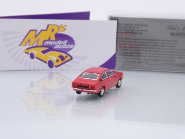 Preview: Minichamps 870040120 # Opel Kadett C Coupe 1. Version Baujahr 1973 " rot " 1:87