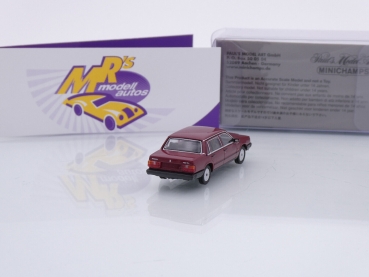 Preview: Minichamps 870171704 # Volvo 740GL Limousine Baujahr 1986 " dunkelrot " 1:87