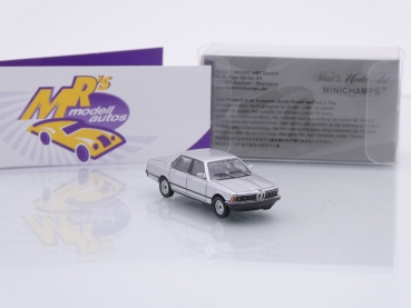Preview: Minichamps 870020401 # BMW 733i E23 Limousine Baujahr 1977 " silbermetallic " 1:87