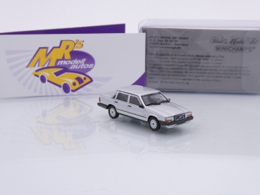Preview: Minichamps 870171702 # Volvo 740GL Limousine Baujahr 1986 " silbermetallic " 1:87