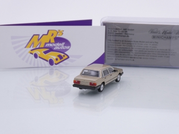 Preview: Minichamps 870171700 # Volvo 740GL Limousine Baujahr 1986 " goldmetallic " 1:87