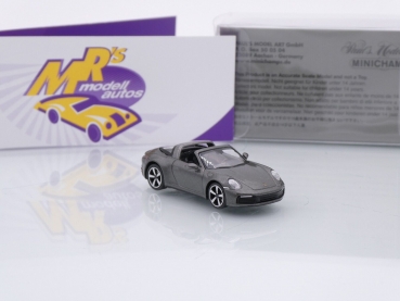 Preview: Minichamps 870069064 # Porsche 911 Carrera 4S Targa 4S Baujahr 2020 " graugrün-metallic " 1:87