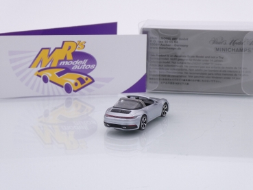 Preview: Minichamps 870069062 # Porsche 911 Carrera 4S Targa 4S Baujahr 2020 " silbermetallic " 1:87