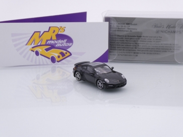 Preview: Minichamps 870069071 # Porsche 911 Carrera Turbo Baujahr 2020 " schwarz " 1:87