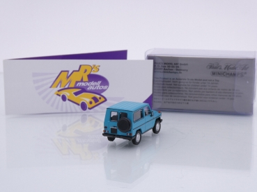 Preview: Minichamps 870038061 # Mercedes-Benz G-Klasse SWB Baujahr 1980 " türkis " 1:87