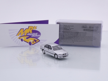 Preview: Minichamps 870020302 # BMW M3 (E36) Limousine Baujahr 1994 " silbermetallic " 1:87