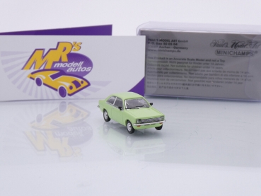 Preview: Minichamps 870040104 # Opel Kadett C Limousine Baujahr 1973 " hellgrün " 1:87