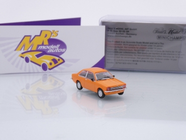 Preview: Minichamps 870040102 # Opel Kadett C Limousine Baujahr 1973 " orange " 1:87