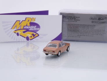 Preview: Minichamps 870040101 # Opel Kadett C Limousine Baujahr 1973 " goldmetallic " 1:87