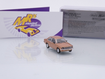 Preview: Minichamps 870040101 # Opel Kadett C Limousine Baujahr 1973 " goldmetallic " 1:87
