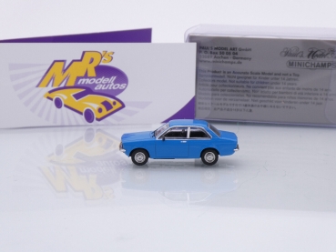 Preview: Minichamps 870040100 # Opel Kadett C Limousine Baujahr 1973 " blau " 1:87