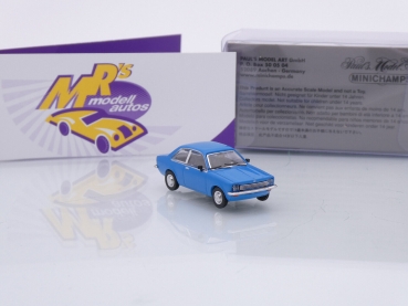 Preview: Minichamps 870040100 # Opel Kadett C Limousine Baujahr 1973 " blau " 1:87
