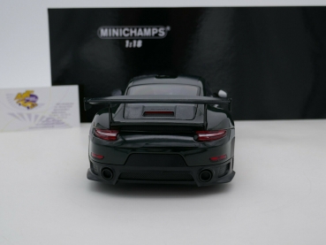 Minichamps 155068306 # Porsche 911 GT2 RS (991.2) Weissach Package Baujahr 2018 " dunkelgrün-carbon " 1:18