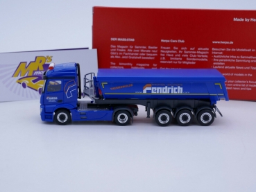 Preview: Herpa 944595 # Mercedes Benz Stream Space 2,3 Thermomulden-SZ " Fendrich Spedition " 1:87