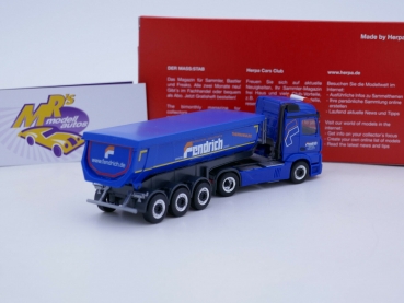 Preview: Herpa 944595 # Mercedes Benz Stream Space 2,3 Thermomulden-SZ " Fendrich Spedition " 1:87