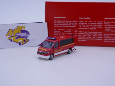 Herpa 096157 # MAN TGE Bus Flachdach " Freiwillige Feuerwehr Goslar " 1:87