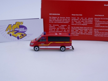 Preview: Herpa 096157 # MAN TGE Bus Flachdach " Freiwillige Feuerwehr Goslar " 1:87