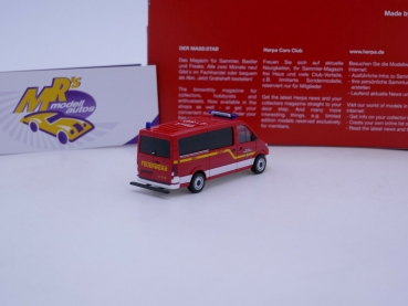 Preview: Herpa 096157 # MAN TGE Bus Flachdach " Freiwillige Feuerwehr Goslar " 1:87
