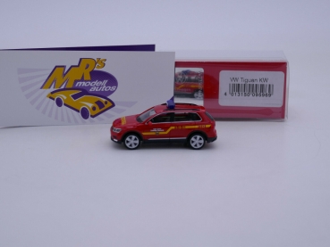 Preview: Herpa 095969 # Volkswagen Tiguan Kommandowagen " Feuerwehr Goslar " 1:87