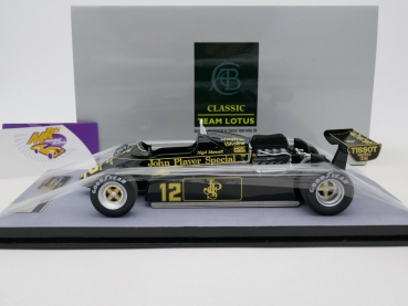 Preview: Tecnomodel TM18-174B # Lotus 91 F1 Nr.12 Monaco GP 1982 " Nigel Mansell " 1:18