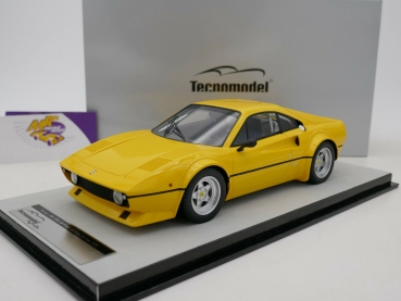 Tecnomodel TM18-208D # Ferrari 308 GTB4 LM Street Baujahr 1976 " ferrarigelb " 1:18