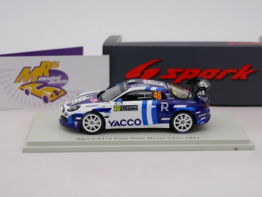 Preview: Spark S6580 # Alpine A110 Rally No.46 Rally Monte Carlo 2021 " Ragunes " 1:43