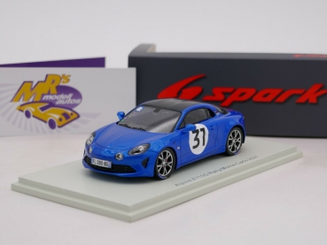 Spark S6576 # Alpine A110S No.31 Rally Monte Carlo 2021 " Esteban Ocon " 1:43