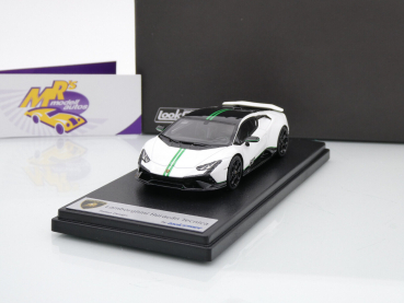 Look Smart LS536SB # Lamborghini Huracan Tecnica Baujahr 2023 " Bianco Asopo Shiny " 1:43
