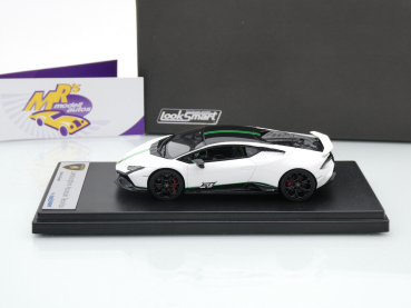 Preview: Look Smart LS536SB # Lamborghini Huracan Tecnica Baujahr 2023 " Bianco Asopo Shiny " 1:43