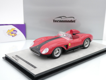 Tecnomodel TM18-51E # Ferrari 500 TRC Presse Version 1957 " rot-schwarz " 1:18