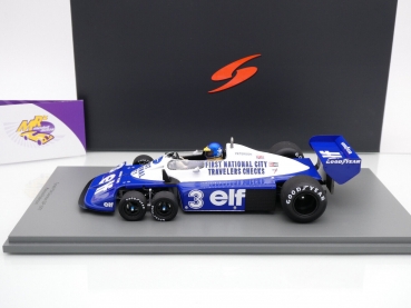 Preview: Spark 18S572 # Tyrell P34 F1 Nr.3 Deutschland GP 1977 " Ronnie Peterson " 1:18