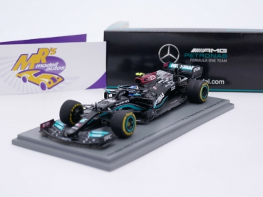 Spark S7661 # Mercedes-AMG F1 No.77 3rd Bahrain GP 2021 " Valtteri Bottas " 1:43