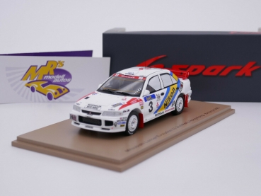 Spark S6520 # Mitsubishi Lancer Evo III No.3 2nd. Rally HongKong Beijing 1995 1:43