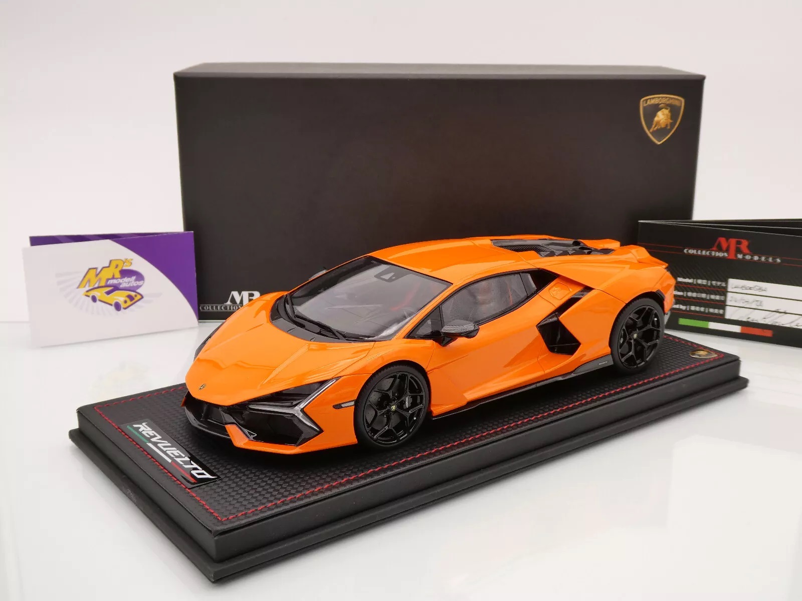 中古】 ミニカー LAMBO058A Lamborghini Revuelto Arancio Apodis