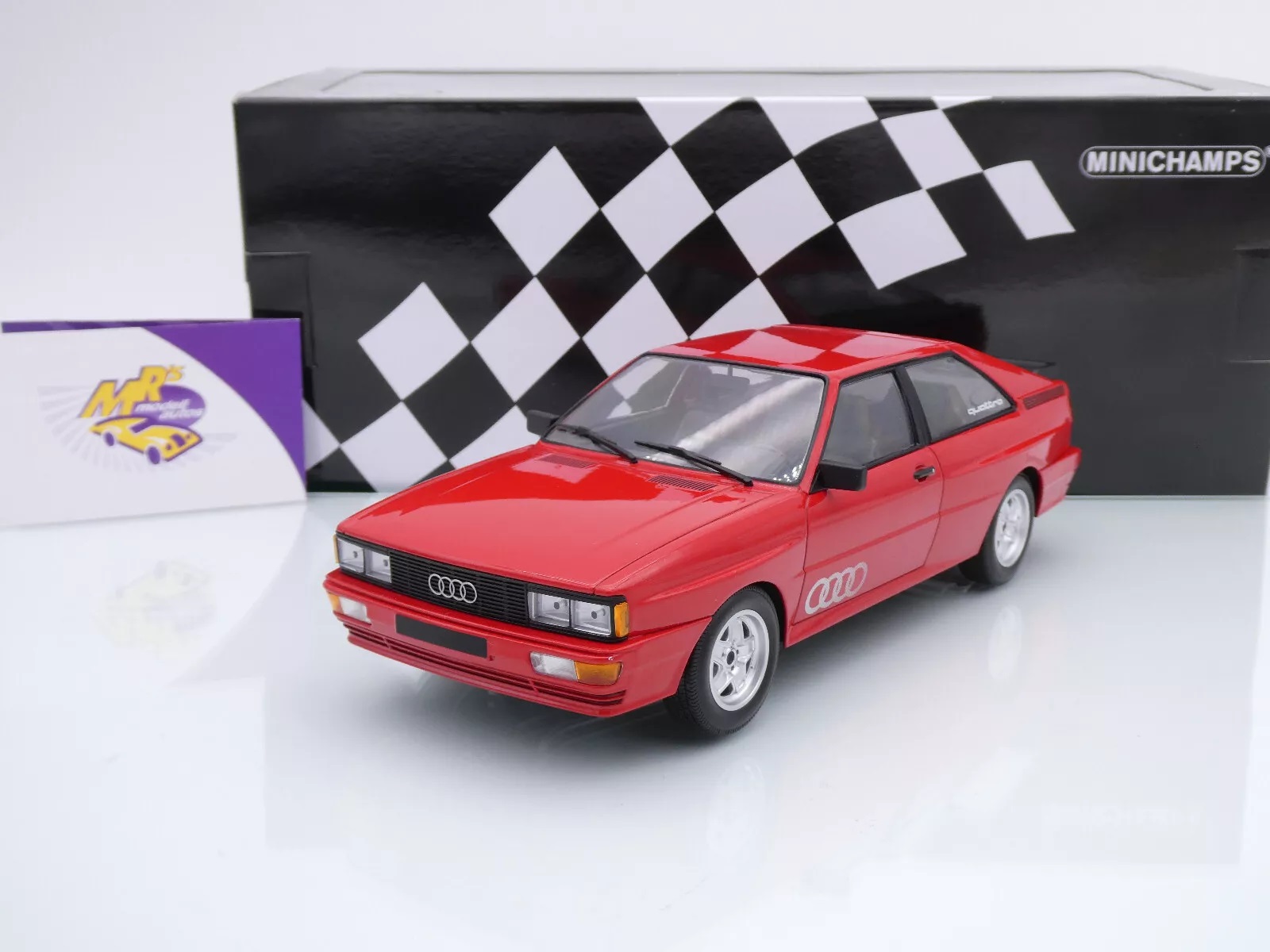 Mrs Modellautos - Minichamps 155016124 # Audi Quattro Baujahr 1980
