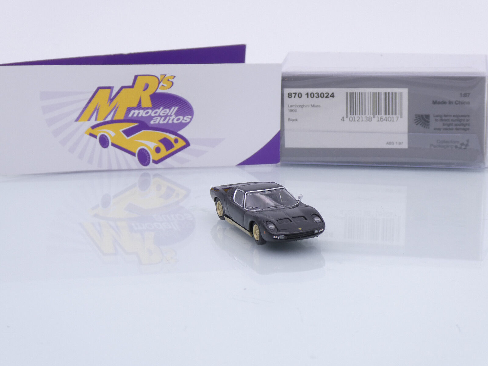 Mrs Modellautos - Minichamps 870103024 # Lamborghini Miura Baujahr