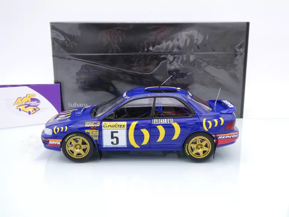 Mrs Modellautos - Kyosho 08962B # Subaru Impreza #5 Rallye Monte