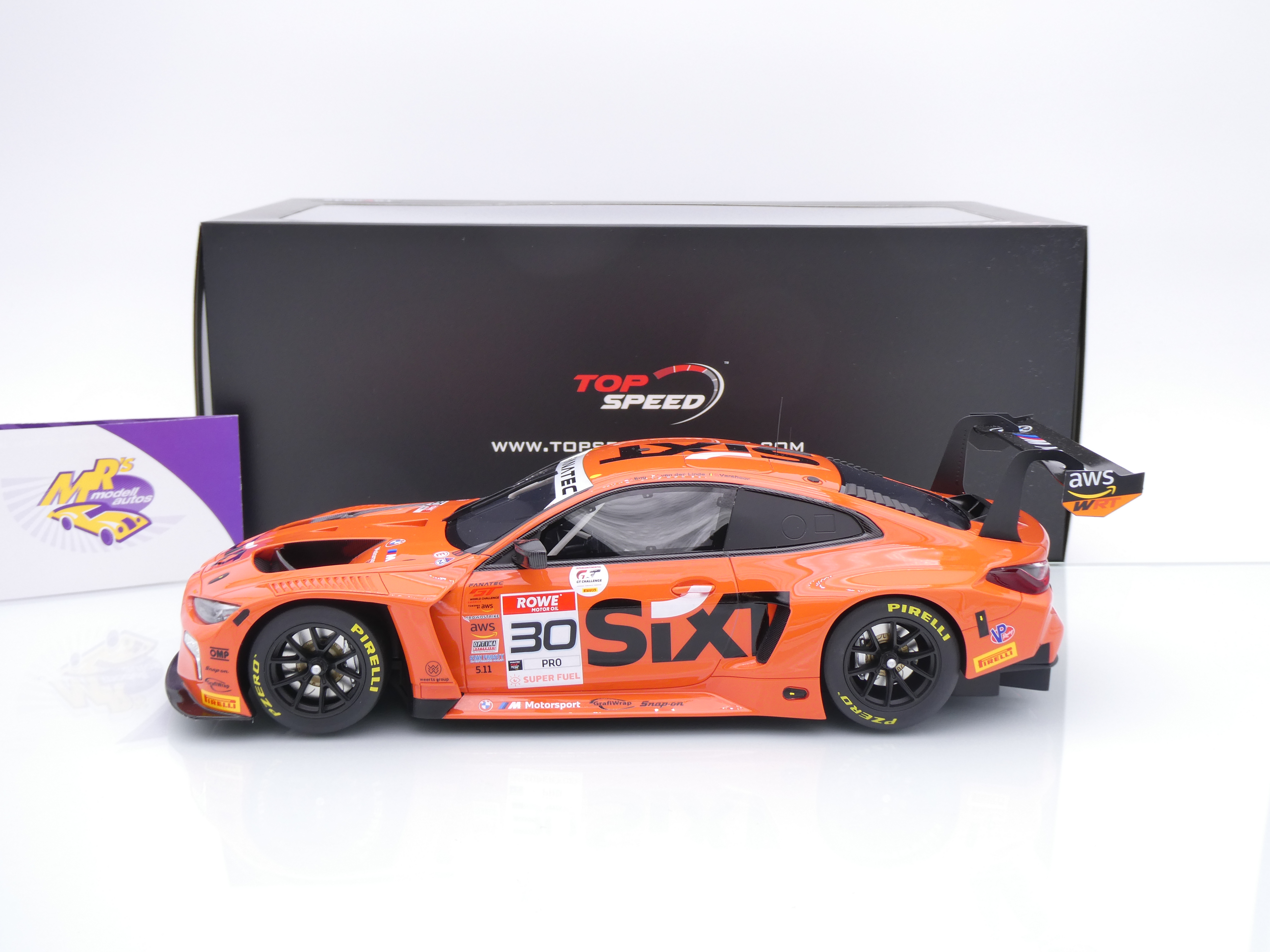 Mrs Modellautos - Top Speed TS0553 # BMW M4 GT3 Winner 8h