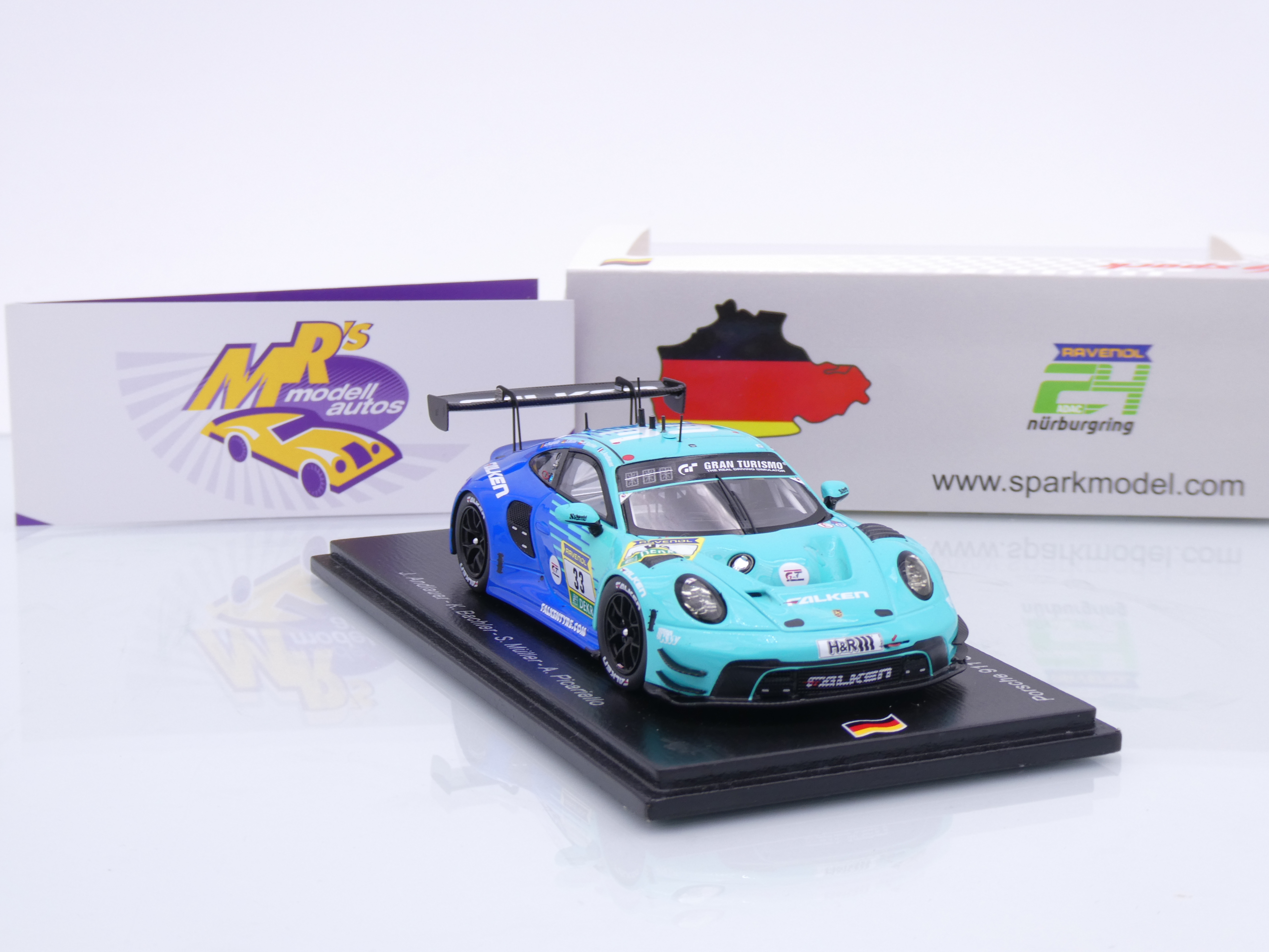 Mrs Modellautos - Spark SG948 # Porsche 911 GT3 R #33 6th 24h