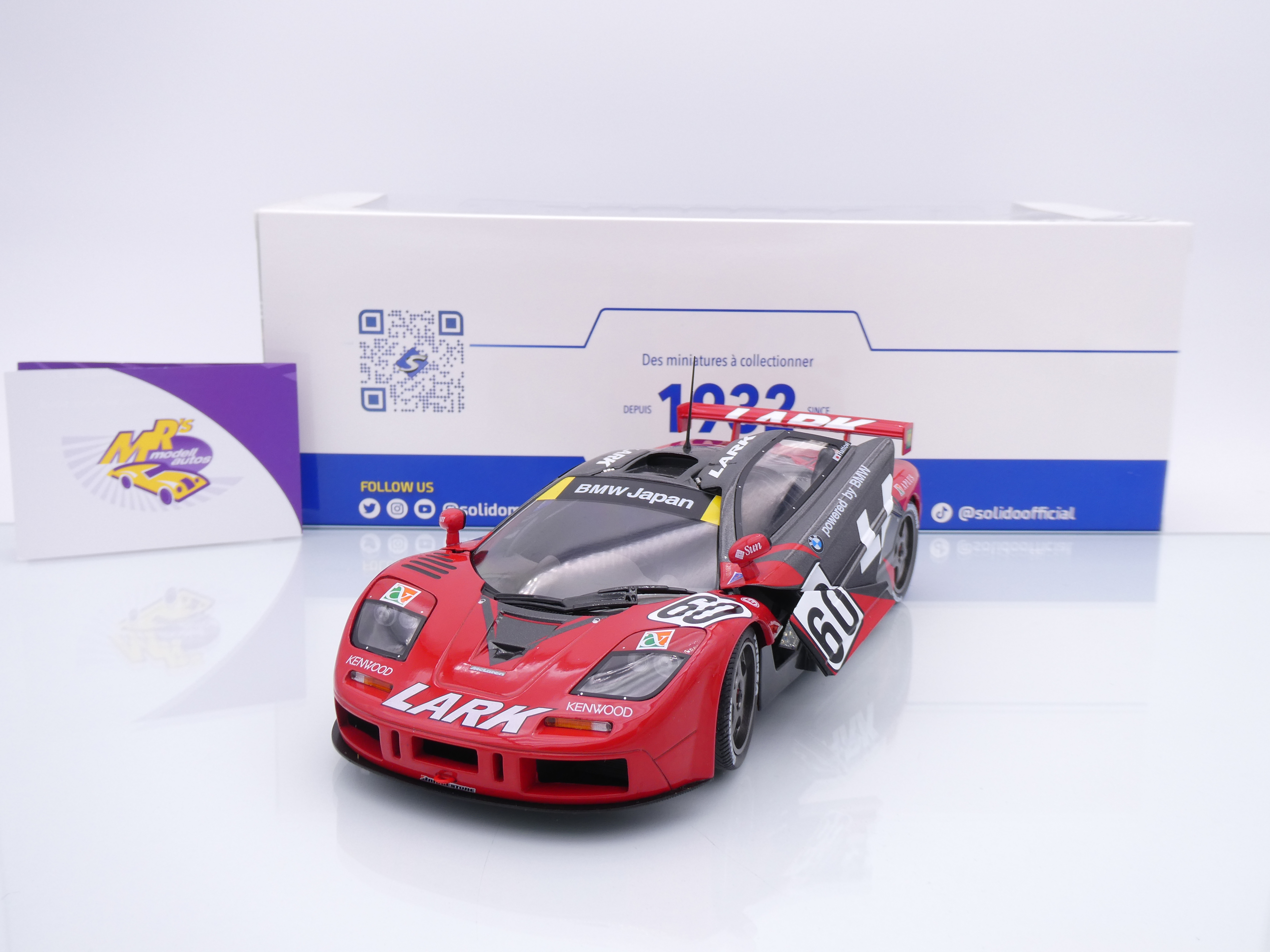 Voiture Solido Voiture Miniature de Collection 1-18 - MCLAREN F1 GTR