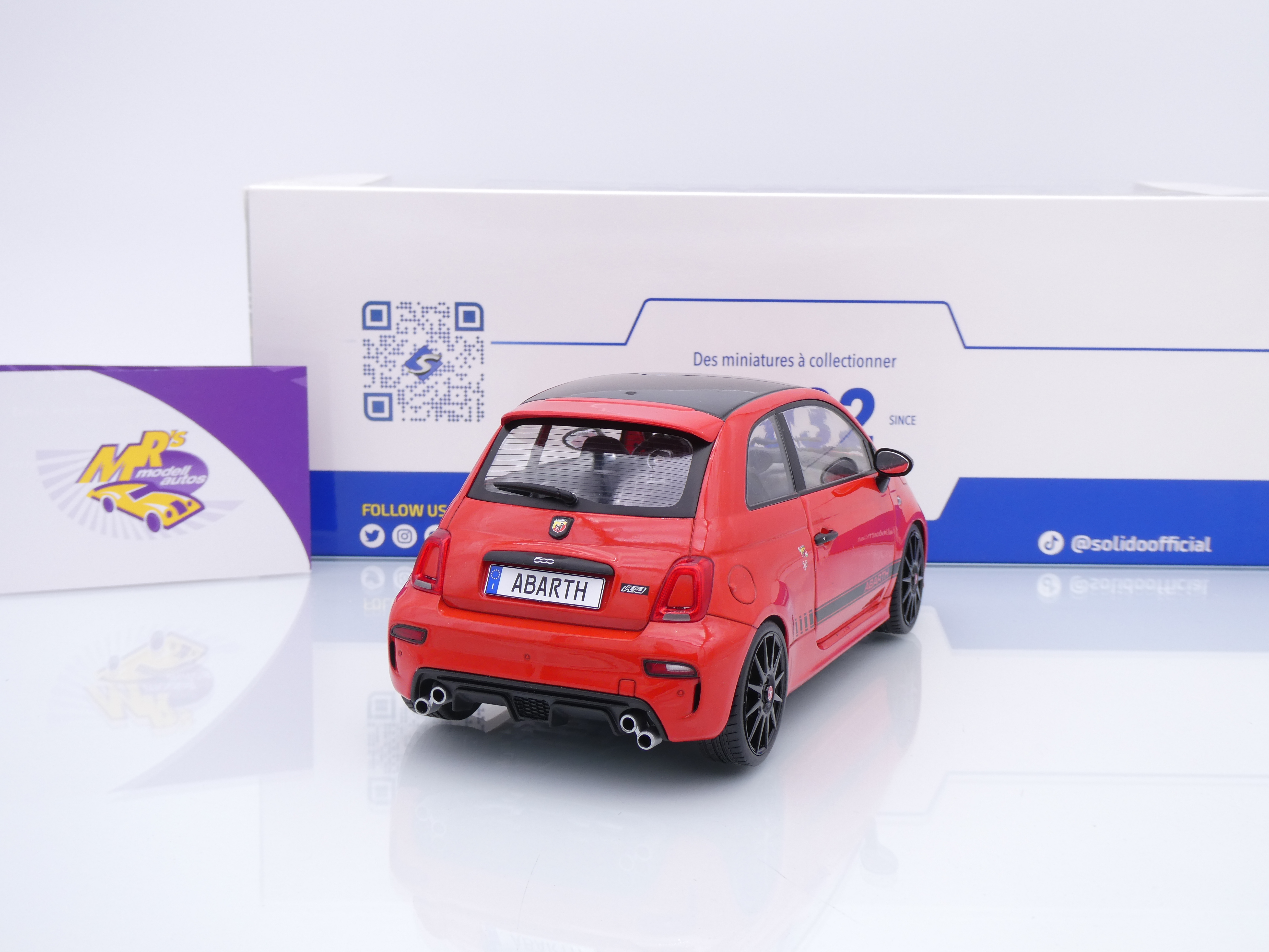 ミニカー 1/18 フィアット 500 アバルト 595 SOLIDO 1/18 FIAT NUOVA