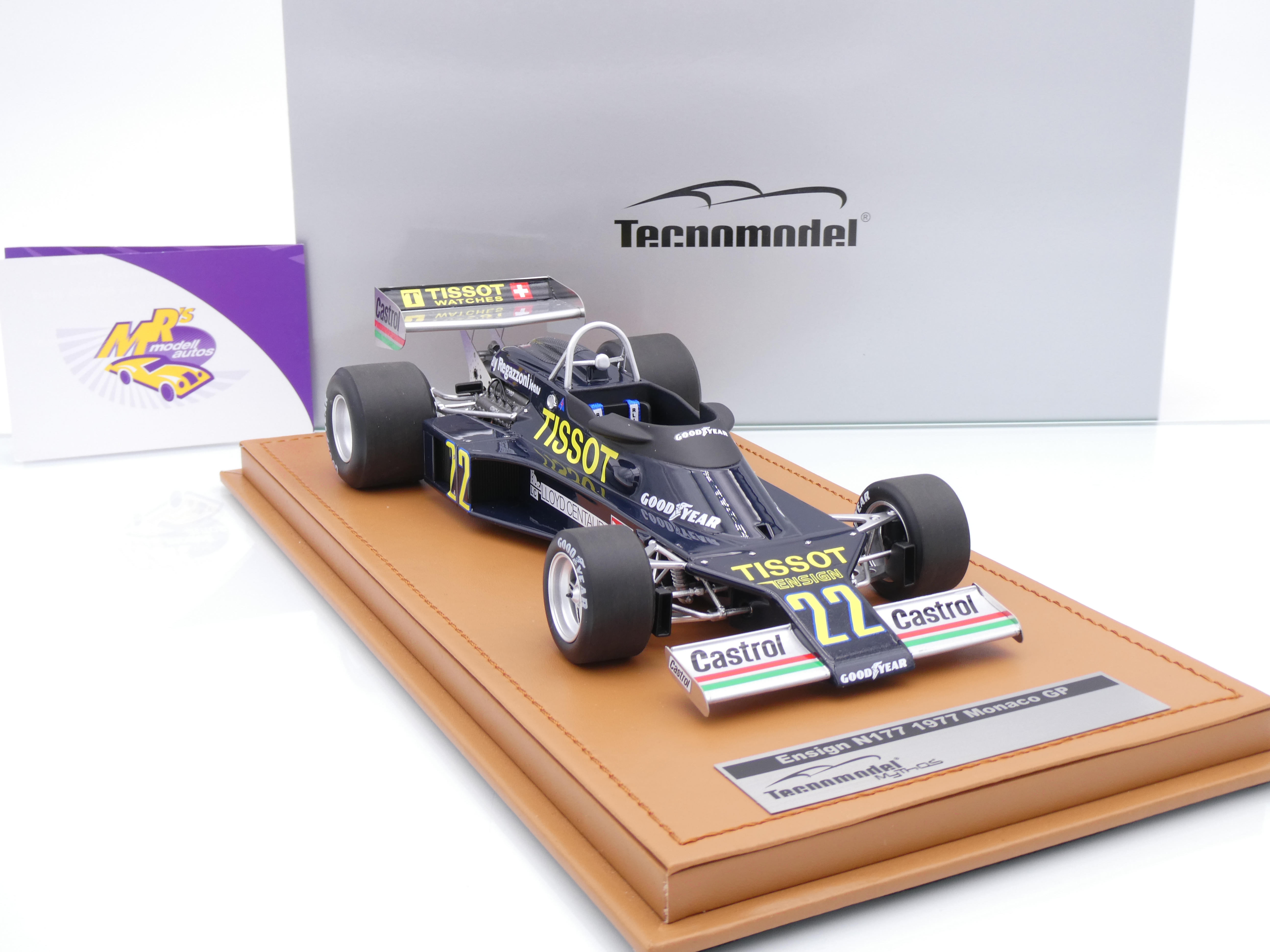 Tecnomodel TM18-215A ENSIGN N177 22 JACKY ICKS GRAND PRIX DE MONACO F1 1/18