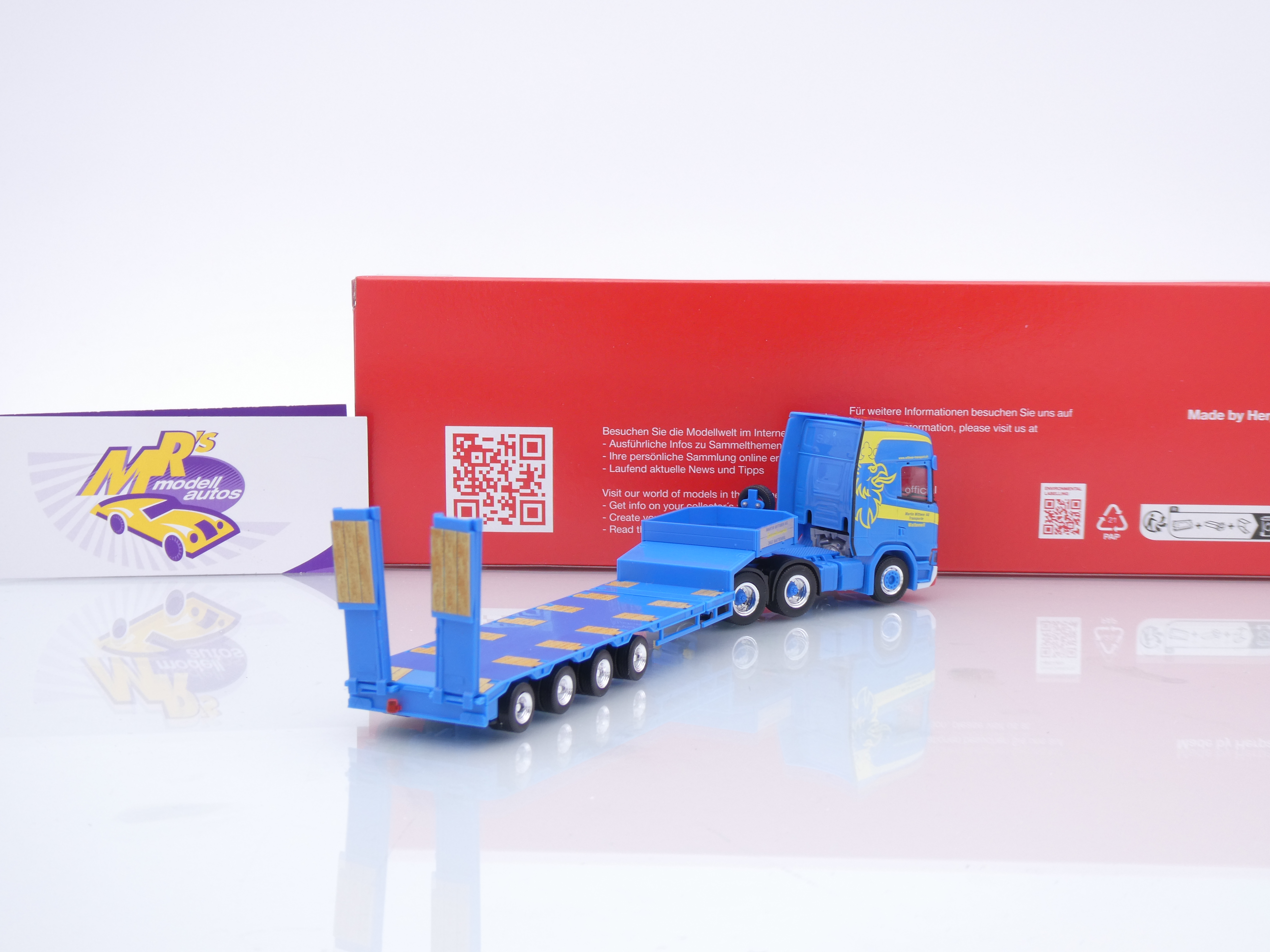 Mrs Modellautos - Herpa 318884 # Scania CR 20 HD Semitieflade