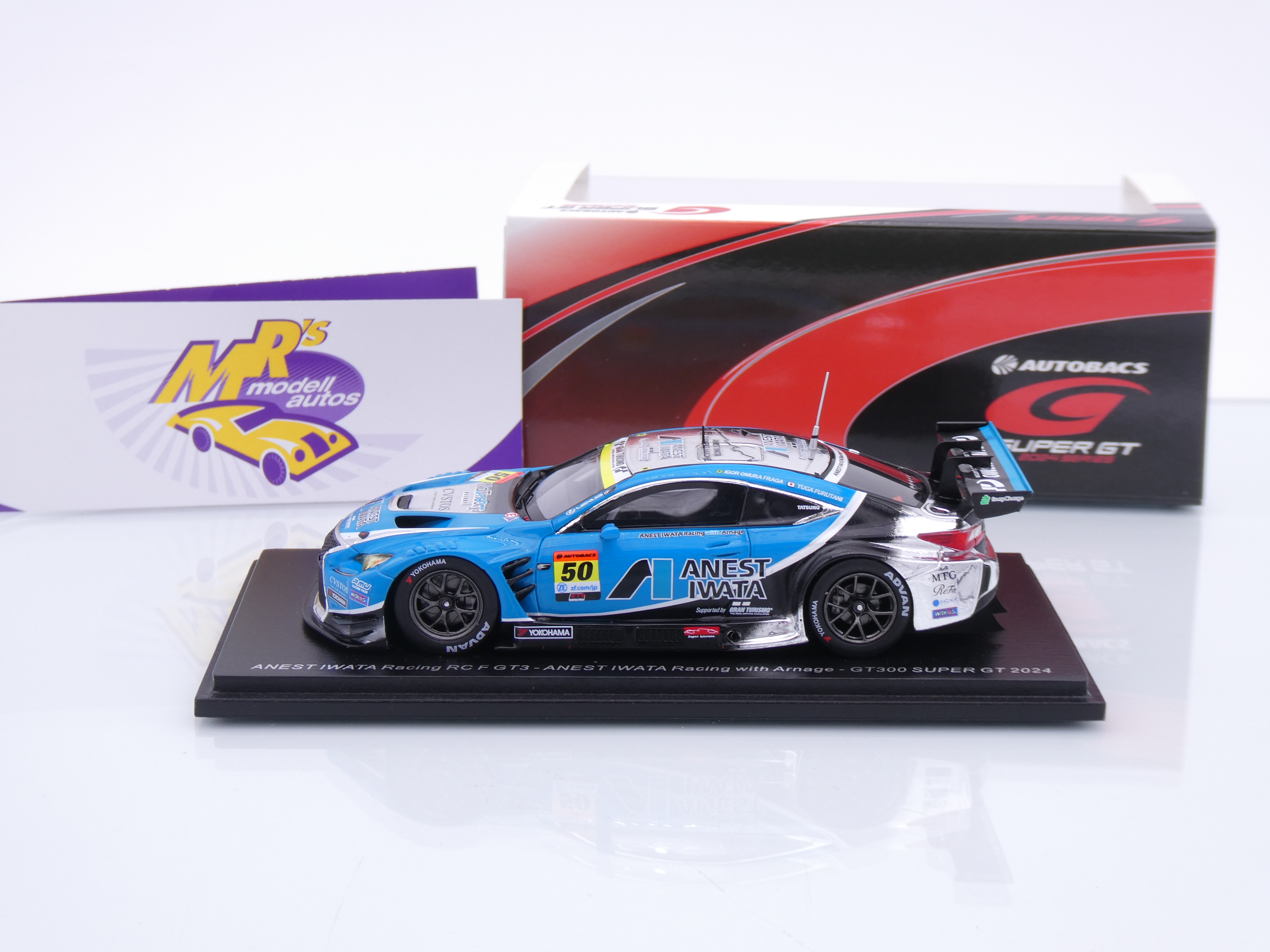 ミニカー Spark ANEST IWATA Racing RC F GT3 1/43 Spark-Model SGT175 Lexus - RC F GT3 Anest Iwata Racing N 50