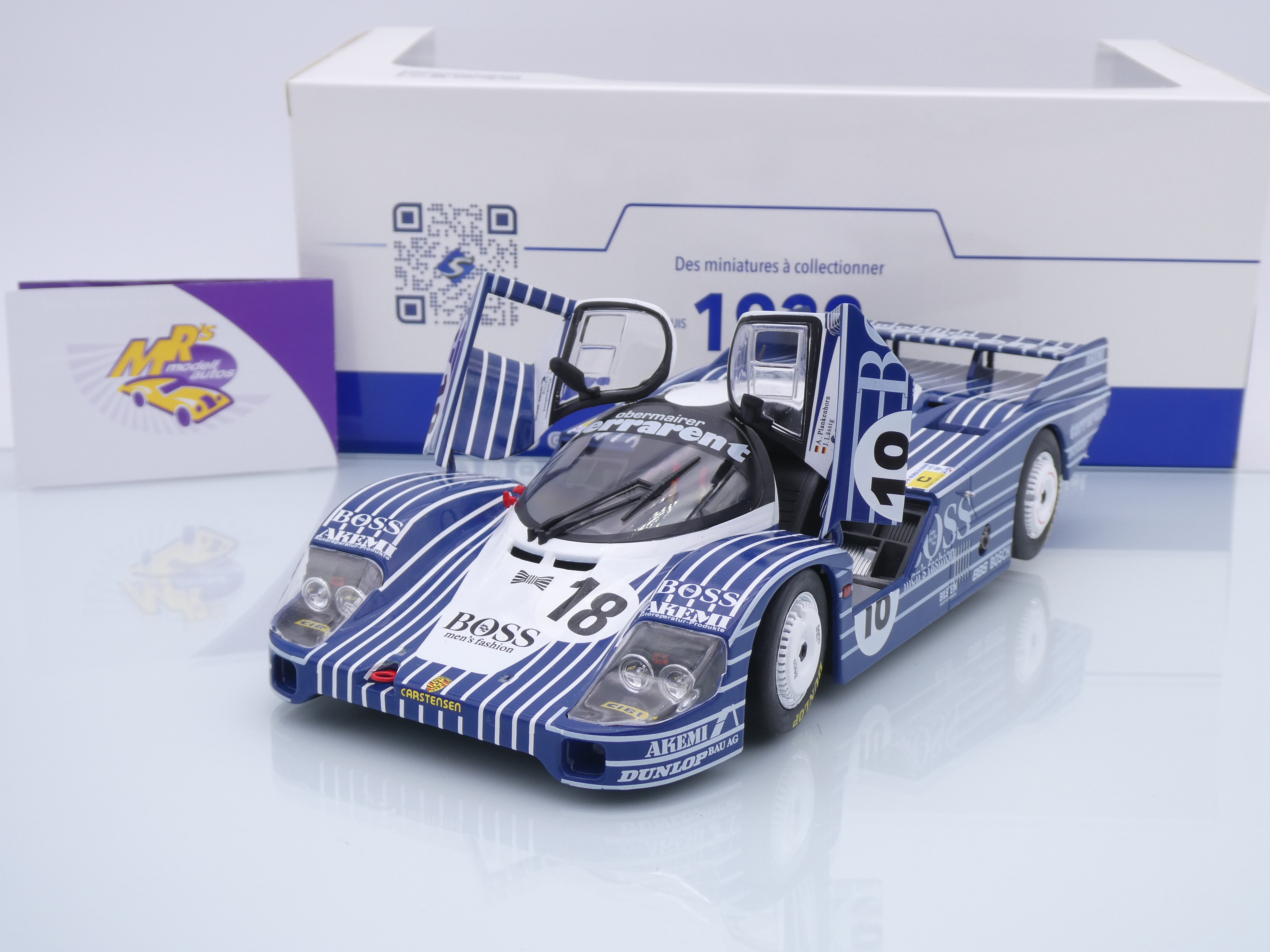 SPARK-MODEL 43LM83 Scala 1/43 | PORSCHE 956L 2.6L TURBO TEAM ROTHMANS Porsche N 3 Winner 24h Le Mans 1983 Al Holbert Hurley Haywood Vern Schuppan - View #12
