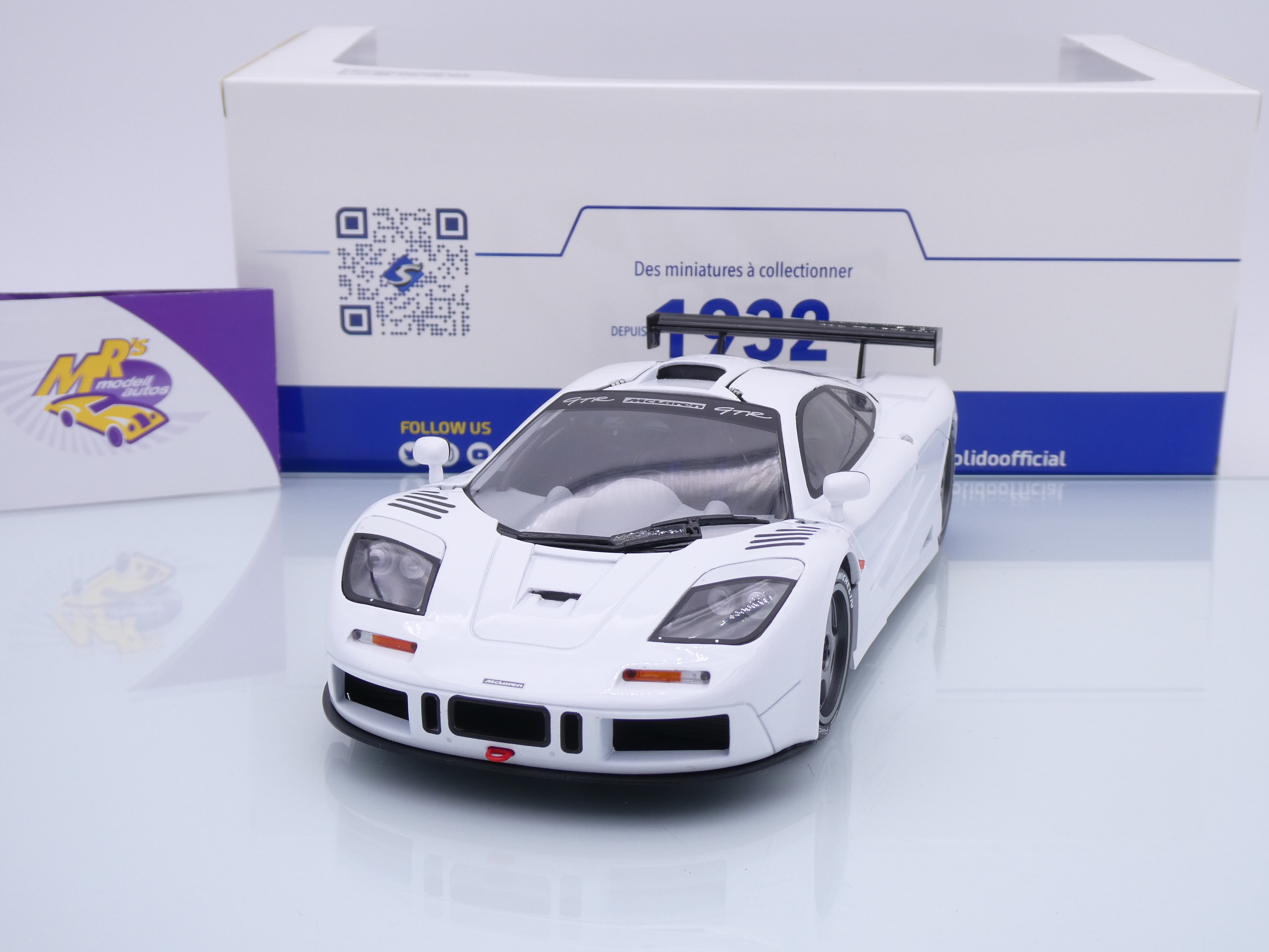 SOLIDO 1/18 McLaren F1 GTR Short Tail - JGTC 1996 - S1804110 - Neuve